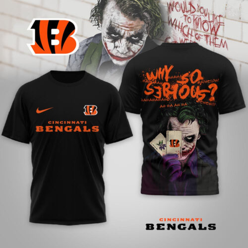 Cincinnati Bengals | Premium NFL Joker Why So Serious 3D Shirt NP