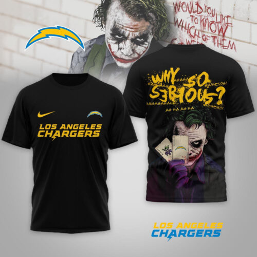 Los Angeles Chargers | Premium NFL Joker Why So Serious 3D Shirt NP