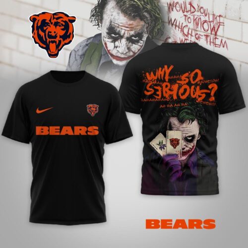 Chicago Bears | Premium NFL Joker Why So Serious 3D Shirt NP