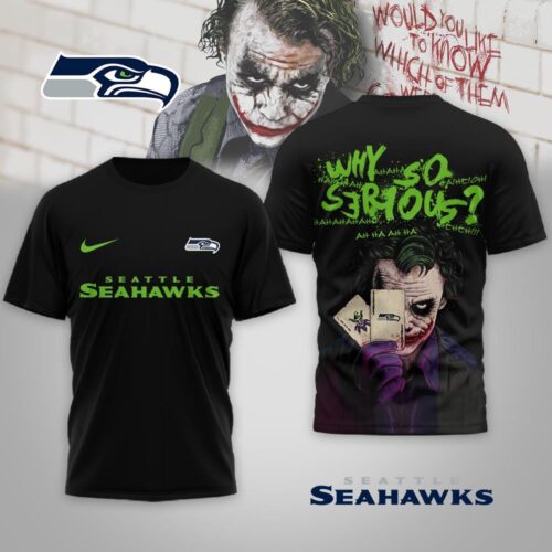 Seattle Seahawks | Premium NFL Joker Why So Serious 3D Shirt NP