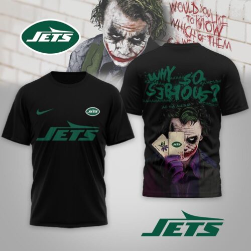 New York Jets | Premium NFL Joker Why So Serious 3D Shirt NP