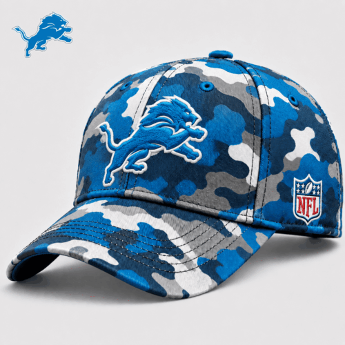 Detroit Lions | Premium NFL Camo Game Day Cap NY