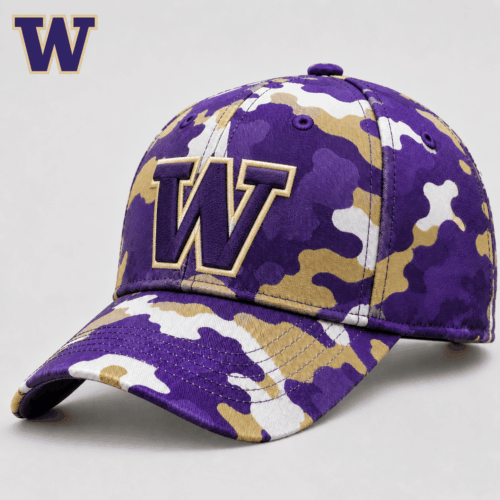 Washington Huskies | Premium NCAA Camo Cap NY