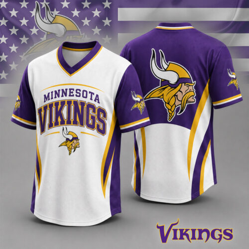Minnesota Vikings | Premium NFL Team Spirit V-Neck Jersey NTD