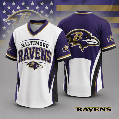 Baltimore Ravens | Premium NFL Team Spirit V-Neck Jersey NTD