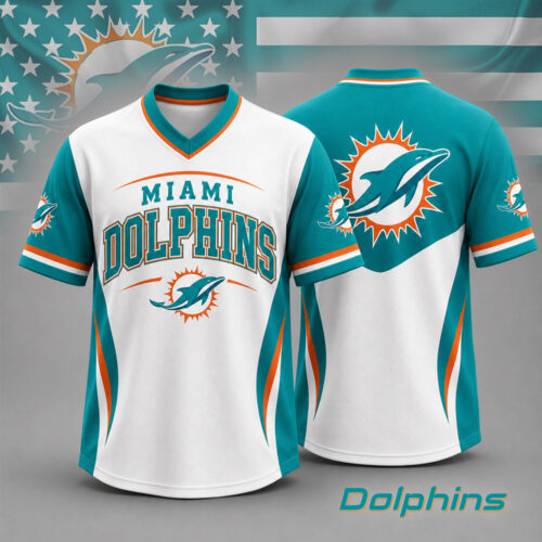 Miami Dolphins | Premium NFL Team Spirit V-Neck Jersey NTD