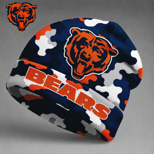 Chicago Bears| Premium NFL Camo Game Day Beanie Hat NY