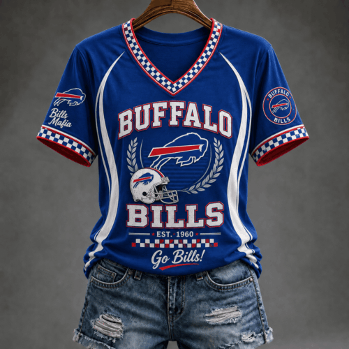 Buffalo Bills | Premium NFL Rise Up Spirit V-Neck TD