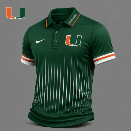 Miami Hurricanes | Premium NCAA Victory Ready Polo Shirt NY