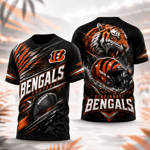 Cincinnati Bengals | Premium NFL 3D Shirt For American Football Fans And Game Day Lovers NNK