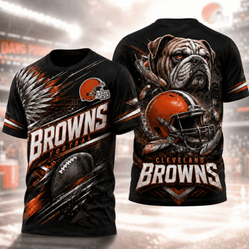 Cleveland Browns | Premium NFL 3D Shirt For American Football Fans And Game Day Lovers NNK
