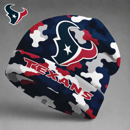 Houston Texans | Premium NFL Camo Game Day Beanie Hat NY