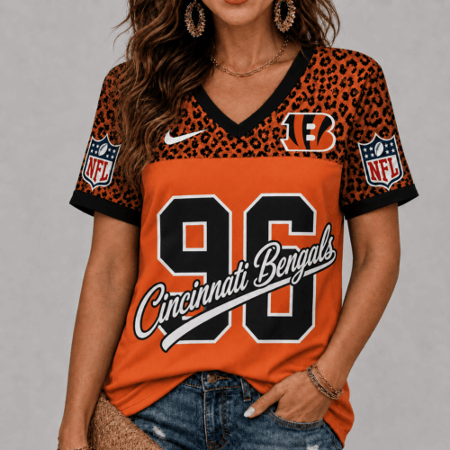 Cincinnati Bengals | Premium NFL Bold Panther Pride V-Neck TD