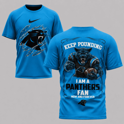 Carolina Panthers | Premium NFL Forever Fan Bold Mascot T-Shirt TD