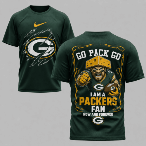 Green Bay Packers | Premium NFL Forever Fan Bold Mascot T-Shirt TD