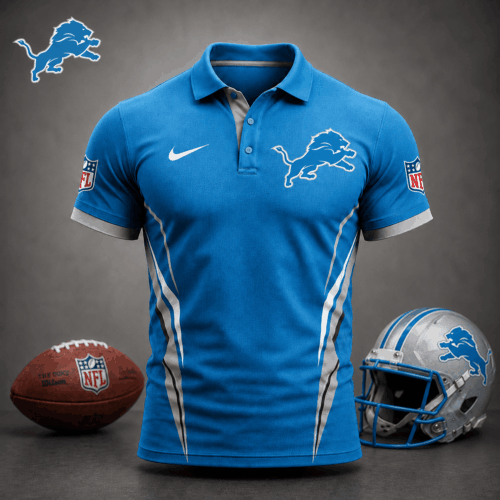 Detroit Lions | Premium NFL Classic Football Polo NY