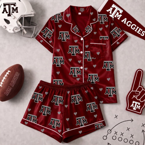 Texas A&M Aggies | Premium NCAA Love Satin Pajamas Set NY