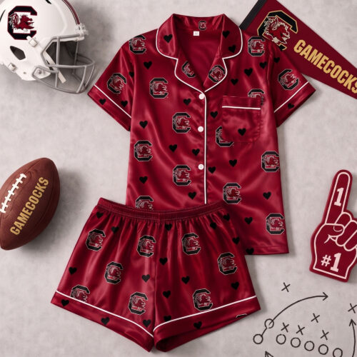 South Carolina Gamecocks | Premium NCAA Love Satin Pajamas Set NY