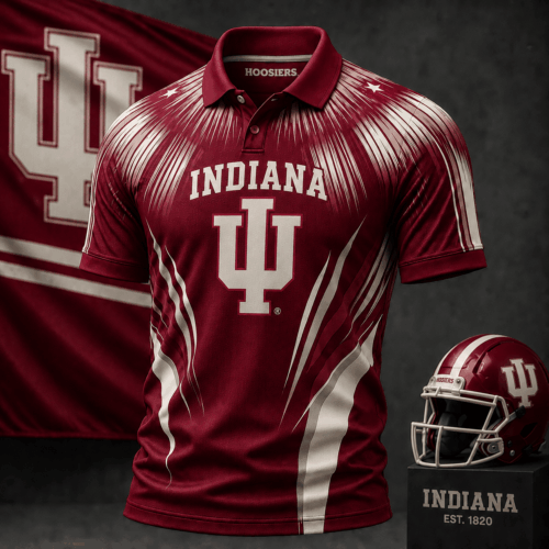 Indiana Hoosiers | Premium NCAA Victory Streak Polo NY