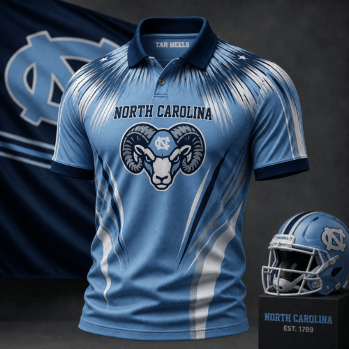 North Carolina Tar Heels | Premium NCAA Victory Streak Polo NY