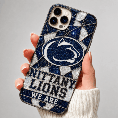 Penn State Nittany Lions | Premium NCAA Glitter Mosaic Mascot Phone Case