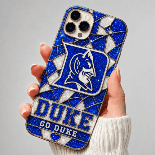 Duke Blue Devils | Premium NCAA Glitter Mosaic Mascot Phone Case