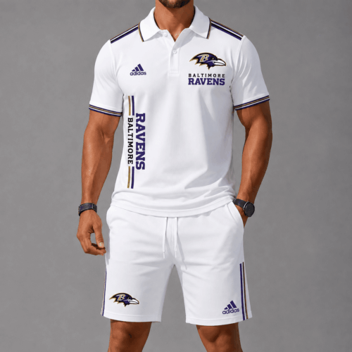 Baltimore Ravens | Premium NFL Polo & Shorts TD