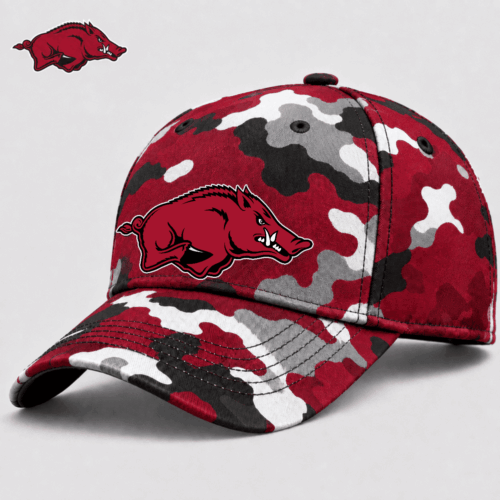 Arkansas Razorbacks | Premium NCAA Camo Cap NY