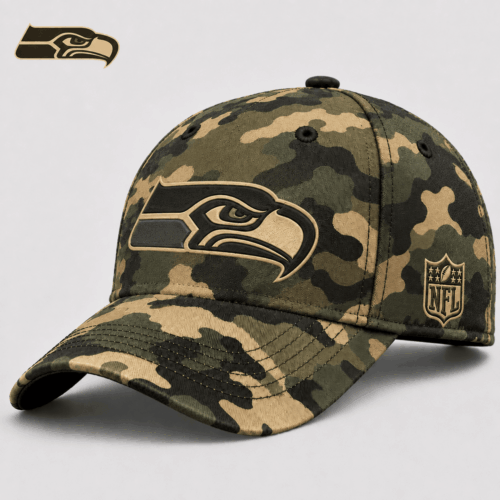 Seattle Seahawks | Premium NFL Army Camo Game Day Cap NY