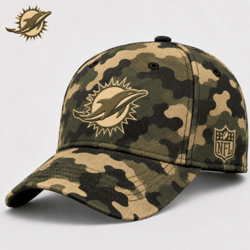 Miami Dolphins | Premium NFL Army Camo Game Day Cap NY