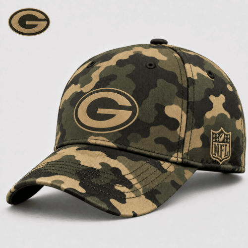 Green Bay Packers | Premium NFL Army Camo Game Day Cap NY