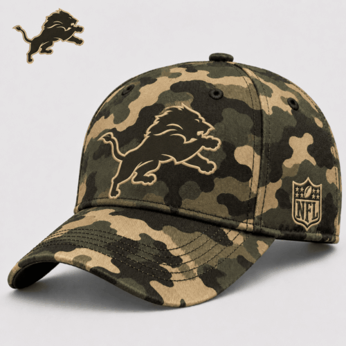 Detroit Lions | Premium NFL Army Camo Game Day Cap NY
