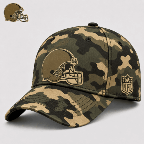 Cleveland Browns | Premium NFL Army Camo Game Day Cap NY