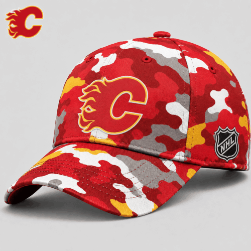 Calgary Flames| Premium NHL Camo Cap NY