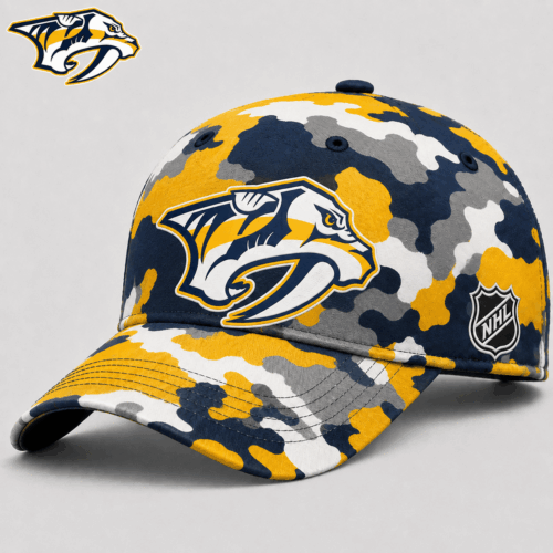 Nashville Predators| Premium NHL Camo Cap NY