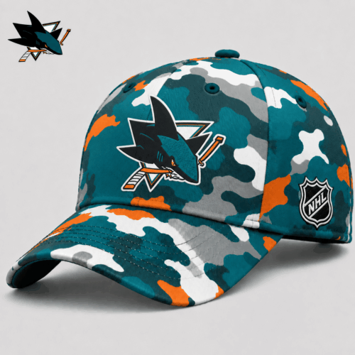San Jose Sharks| Premium NHL Camo Cap NY