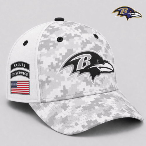 Baltimore Ravens | Premium NFL Salute to Service Digital Camo Cap NY