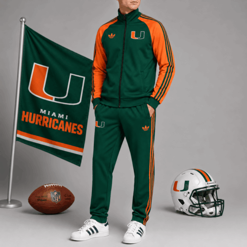 Miami Hurricanes | Premium NCAA Game Day Jacket & Jogger Set NY