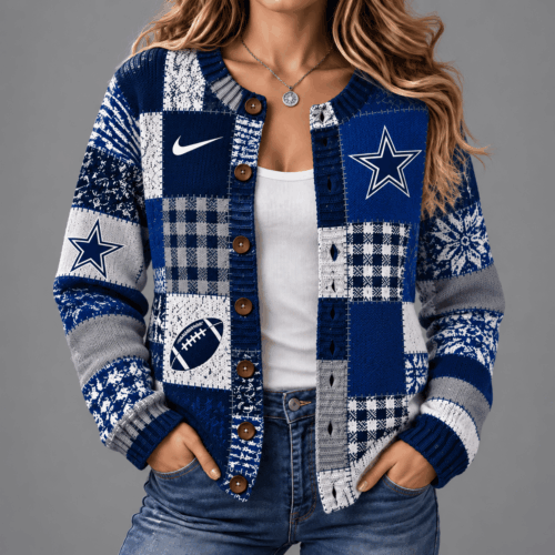 Dallas Cowboys | Premium NFL Game Day Knit Cardigan NY