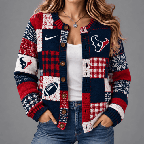 Houston Texans | Premium NFL Game Day Knit Cardigan NY