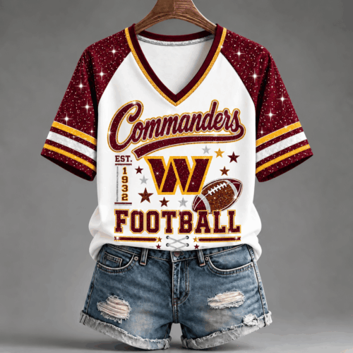 Washington Commanders | Premium NFL Starry Spirit V-neck NY