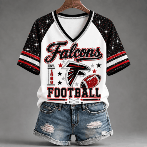Atlanta Falcons | Premium NFL Starry Spirit V-neck NY