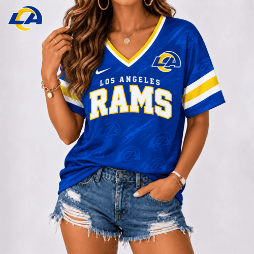 Los Angeles Rams | Premium NFL Team Spirit V-Neck Shirt NY