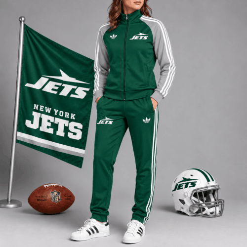 New York Jets | Premium NFL Women’s Athletic Jacket & Jogger Set NY