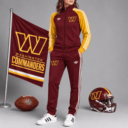 Washington Commanders | Premium NFL Women’s Athletic Jacket & Jogger Set NY