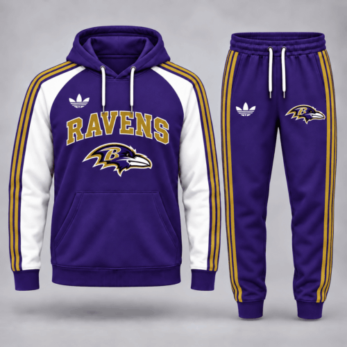 Baltimore Ravens | Premium NFL Classic Varsity Hoodie & Jogger Set NY