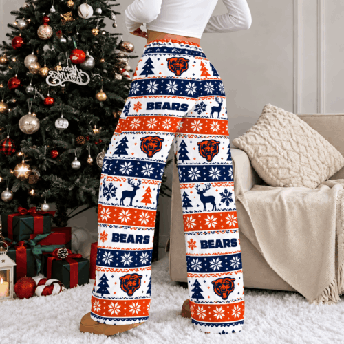 Chicago Bears | Premium NFL Christmas Casual Pants TD