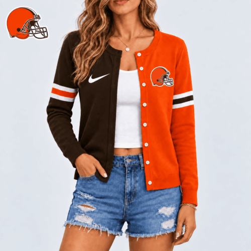 Cleveland Browns | Premium NFL Team Spirit Cardigan NY