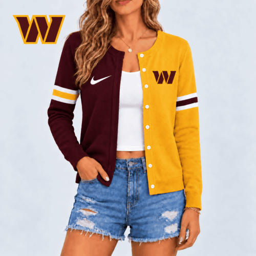 Washington Commanders | Premium NFL Team Spirit Cardigan NY