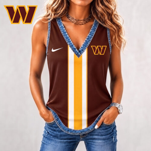 Washington Commanders | Premium NFL Game Day Sleeveless Top Shirt NY